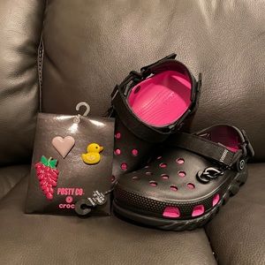 Post Malone x Crocs (W8/M6) w/ Jibbitz -Ne…
